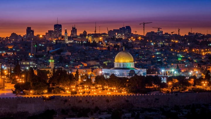 Al-Quds at night